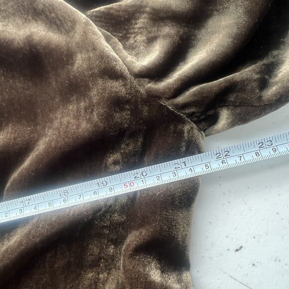 Velvet Blazer in Dark Brown - Picture 13 of 13